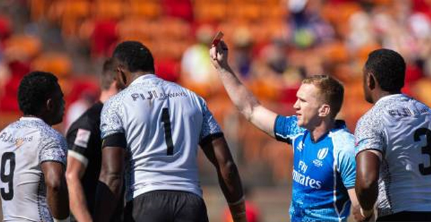 Fiji 7s team leads series yellow card count with 13 yellow cards