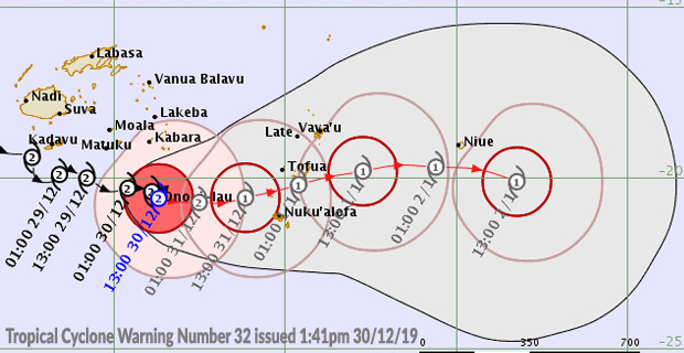 TC Sarai continues to affect the Lau group 