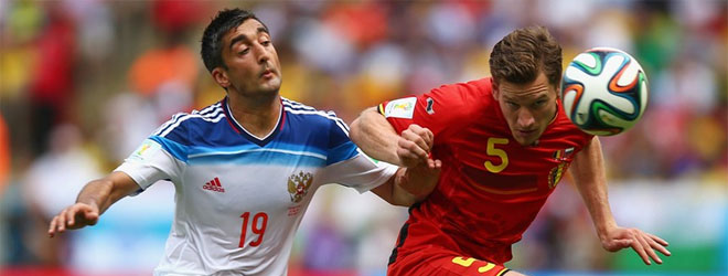 Belgium defeats Russia, qualifies for knockout stages
