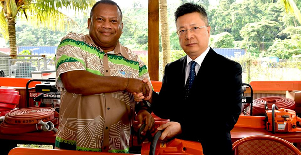Chinese govt donates $40K worth of equipment to NDMO and Fiji Met for recovery works