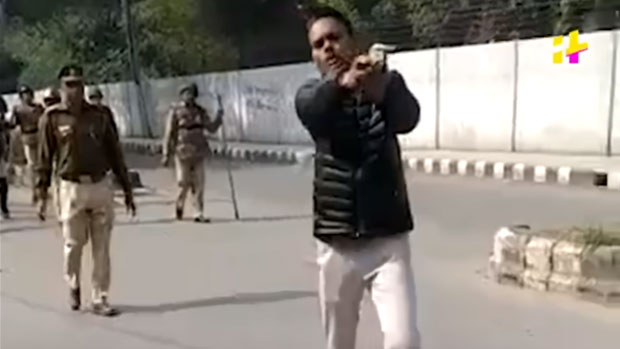 Student shot in India during a protest against a controversial law 