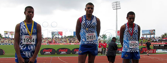 Spring of QVS claims gold in Sub Junior Shot Put