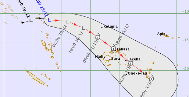 Tropical Disturbance may further intensity into a Tropical Cyclone in the next 18 to 24 hours - Vereivalu