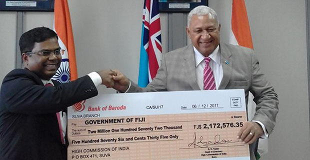 Fiji's agriculture industry receives $2,172,576.35 in aid from India 