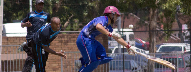 Fiji playing Samoa for World Cricket League Division 6