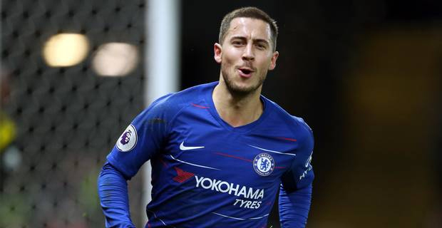 Hazard aims to be a Chelsea legend after scoring past 100 goals for the Blues