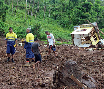 Assessments on future landslide hazards on Qamea Island