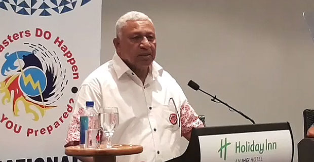 PM states climate related disasters are national security threat number one for Fiji
