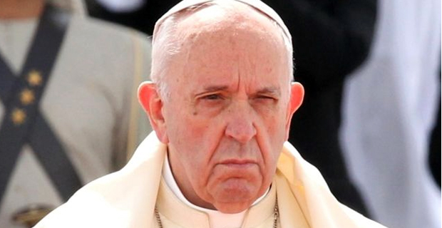 Pope says priests kept nuns as sex slaves