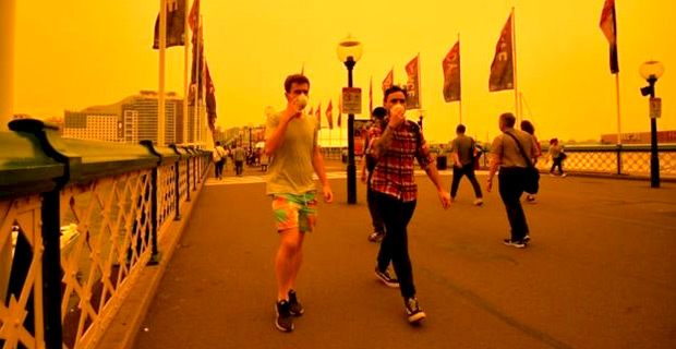 Mega Blaze across north of Sydney cannot currently be put out