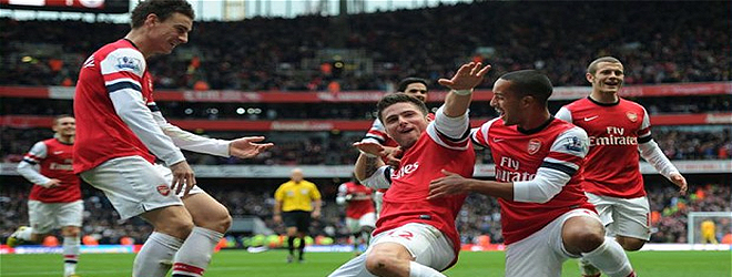 Joe Allen equalises goal to end match in a 3 all draw against Arsenal 