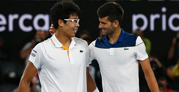 Hyeon stuns Djokovic to reach Australian Open quarterfinal