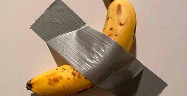 Duct-taped banana artwork selling for US$183,000 at Art Basel in Miami