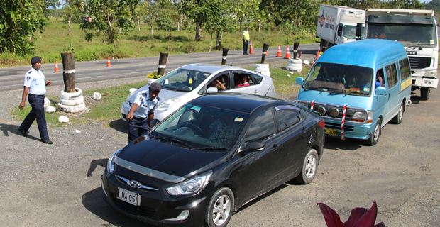Police checkpoint along Wainadoi nabs Taxi Driver allegedly transporting drugs