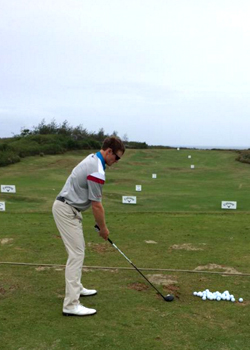 Golfers battle strong winds at Natadola