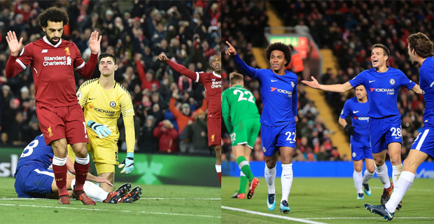 Chelsea holds Liverpool in EPL