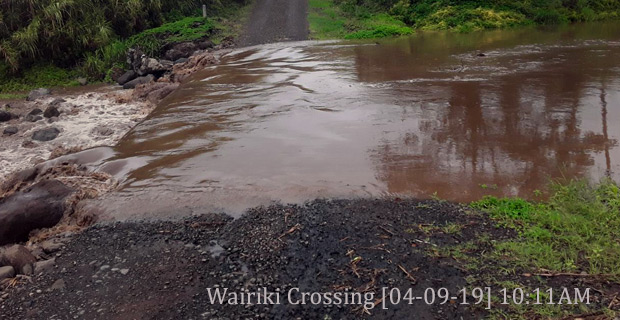 Sigatoka Valley Road partially closed due to muddy and slippery road conditions 