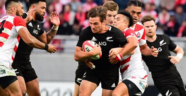 Bridge blown away at first outing in black jersey scoring twice during debut for All Blacks in Japan