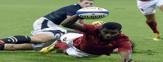 Nakaitaci scores winning try for France