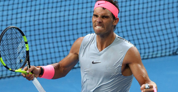 Nadal battles his way into 10th Australian Open quarterfinal