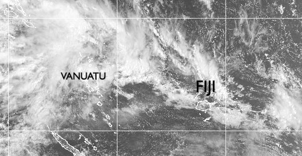 Tropical Disturbance forms near Vanuatu and expected to head towards Fiji