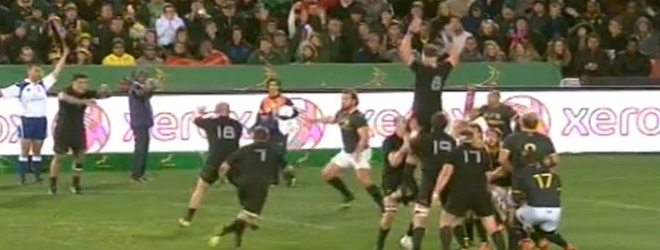 South Africans question legality of McCaw's lineout try