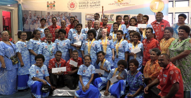 PM acknowledges Fiji Special Olympics team saying their smiles inspired him in parliament
