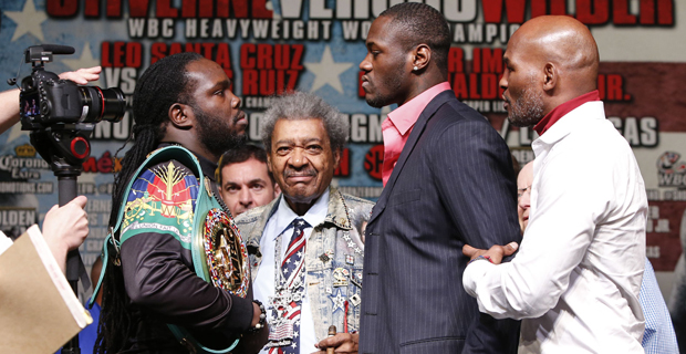 Wilder to face off Stiverne for WBC heavyweight title this Sunday