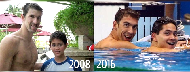 Schooling beats his idol to claim first ever Gold medal for Singapore