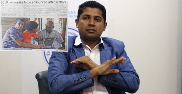  Saneem calls for clarification on an article published in the Fiji Times regarding ballot paper counting 
