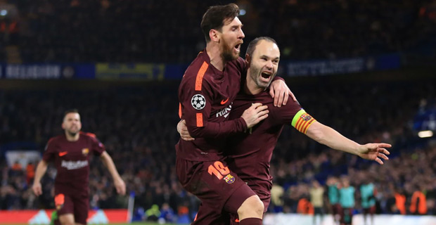 Barcelona and Chelsea draws in Champions League