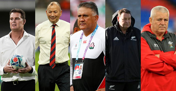 Erasmus, Jones, Joseph, Hansen and Gatland nominated for World Rugby Coach of the Year award