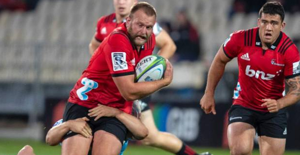 Crusaders prop Joe Moody cited for contact on Kurtley Beale