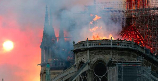 Remarkable images from Notre Dame Cathedral labelled by some as a miracle