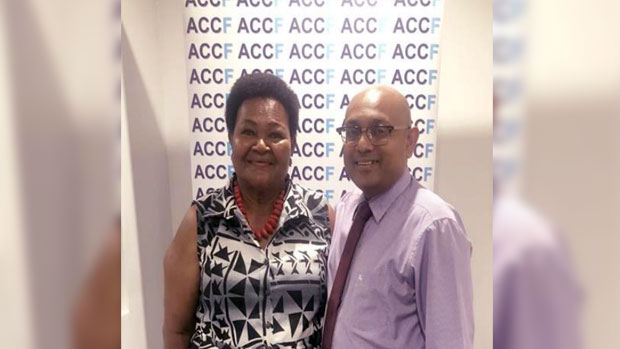 ACCF makes payment of $75,000 to wife of Vilikesa Guva who died due to a heart attack at work