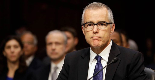 FBI Deputy Director tells staff he is stepping down effective today