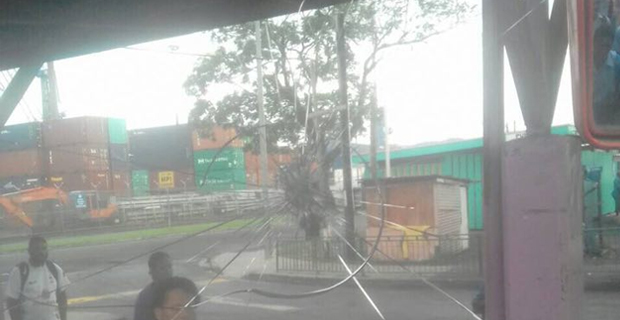 Police investigates an alleged vandalism act by some students in Lami