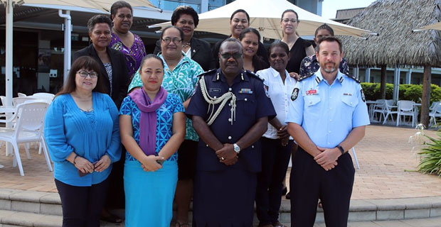 Women Police officers from 9 regional countries in Fiji for 4th Executive Regional Women's workshop