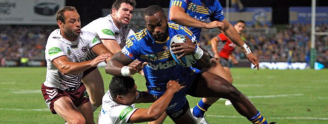 Radradraâ€™s hat-trick helps Eels thrash Manly Sea Eagles