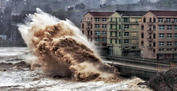 At least 22 killed and more than a million evacuated as Typhoon Lekima hit China