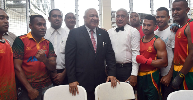 PM opens Captain Brown Boxing Gym in Walu Bay