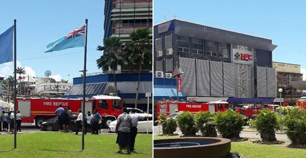 3 Fire trucks were deployed to Ro Lalabalavu House after a fire report was received 