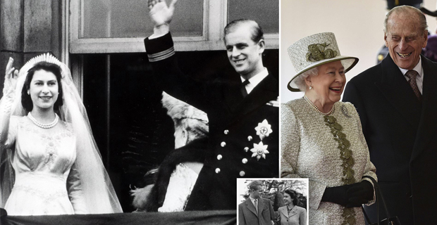 Queen and Duke of Edinburgh's wedding anniversary celebrated with throwback pictures on social media