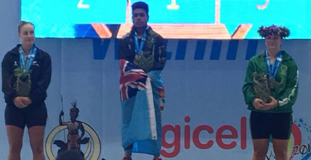 Vaivai sets record in Women's weightlifting