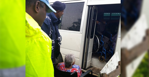 Occupants of the Natabua Old Peoples Home shifted to an Evacuation Centre