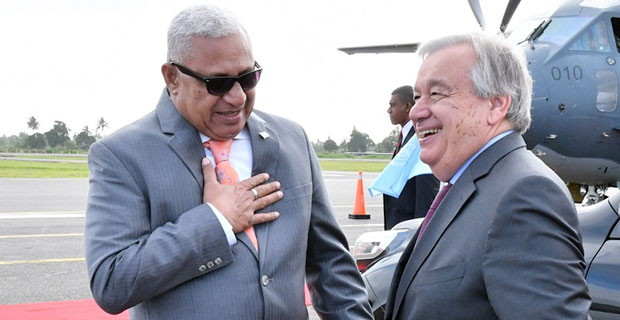 UN Secretary‑ General António Guterres rounds up his tour of Fiji