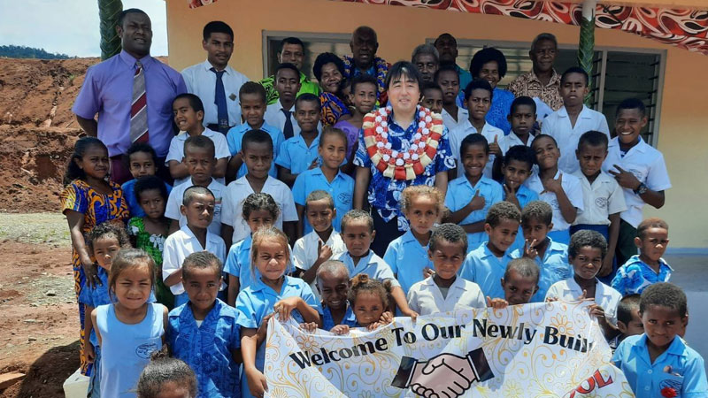 New school building for Nakaidrau Infant School