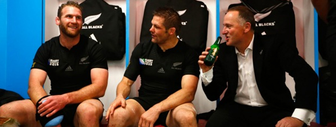 PM congratulates John Key on All Blacks win