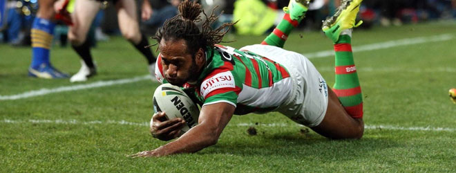 Tuqiri scores as Rabbitohs thrash Newcastle Knights