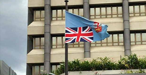 RBF apologises for upside down Fiji Flag 